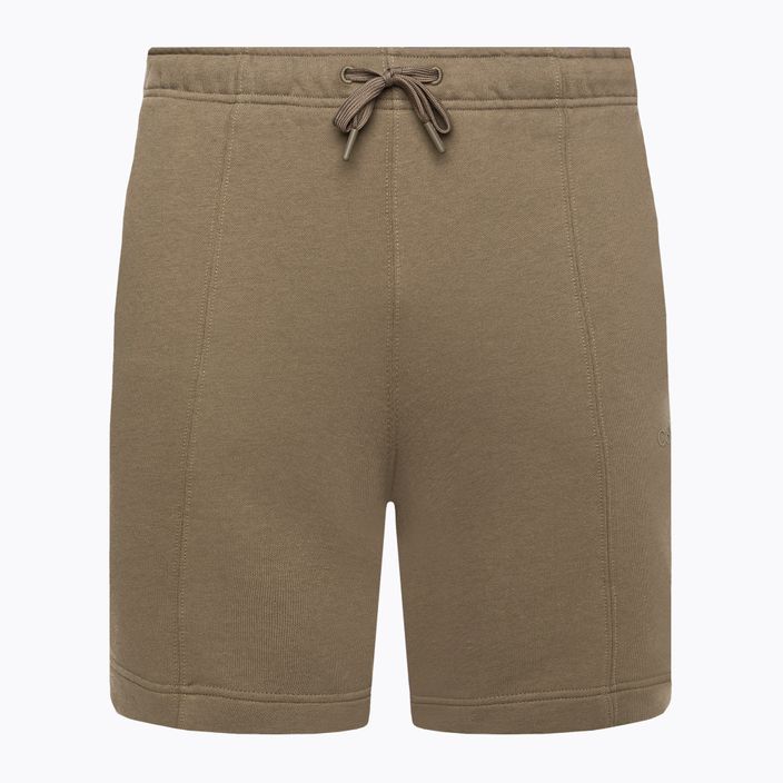 Pantaloncini da uomo Calvin Klein 8.5" in maglia grigio oliva 5