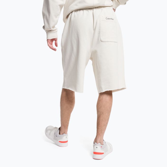 Pantaloncini da uomo Calvin Klein 7" Knit chalk 3