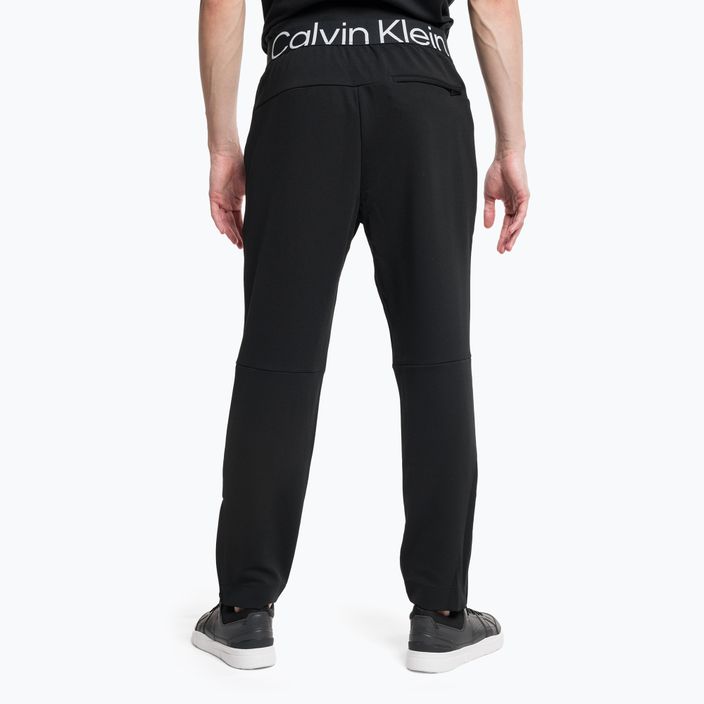 Pantaloni da allenamento da uomo Calvin Klein Knit nero beauty 3