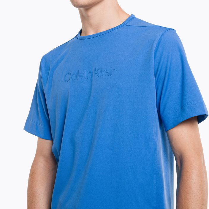 T-shirt uomo Calvin Klein palace blu 4