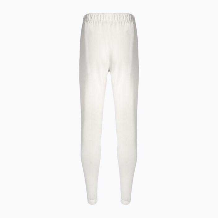 Pantaloni Calvin Klein Knit da donna in pelle scamosciata bianca 6