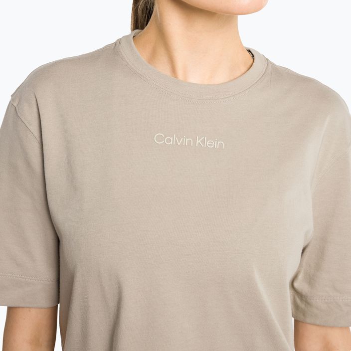 T-shirt invernale in lino Calvin Klein da donna 4