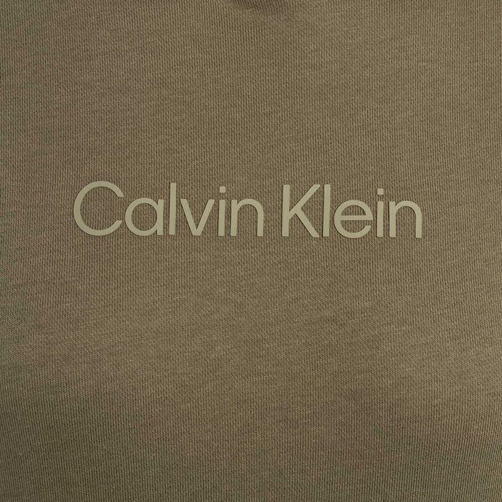 Felpa con cappuccio Calvin Klein donna grigio oliva 7