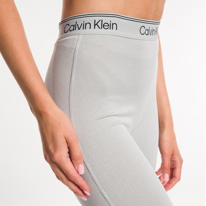 Leggings da allenamento donna Calvin Klein 7/8 atletico grigio erica 4