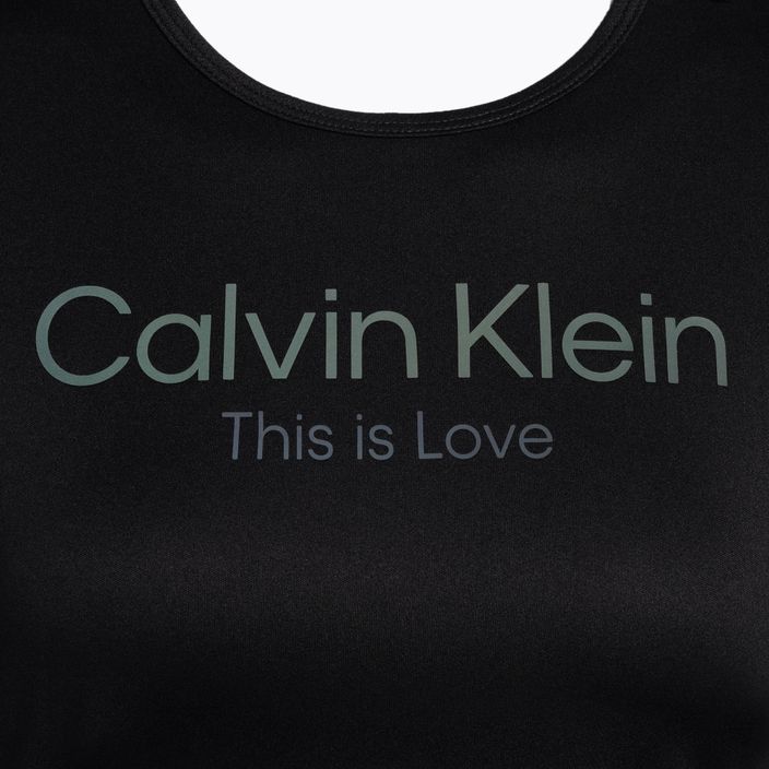 Maglietta Calvin Klein Knit da donna in maglia nera beauty 7