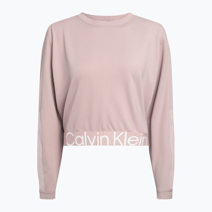 Felpa da donna Calvin Klein Pullover grigio rosa 5