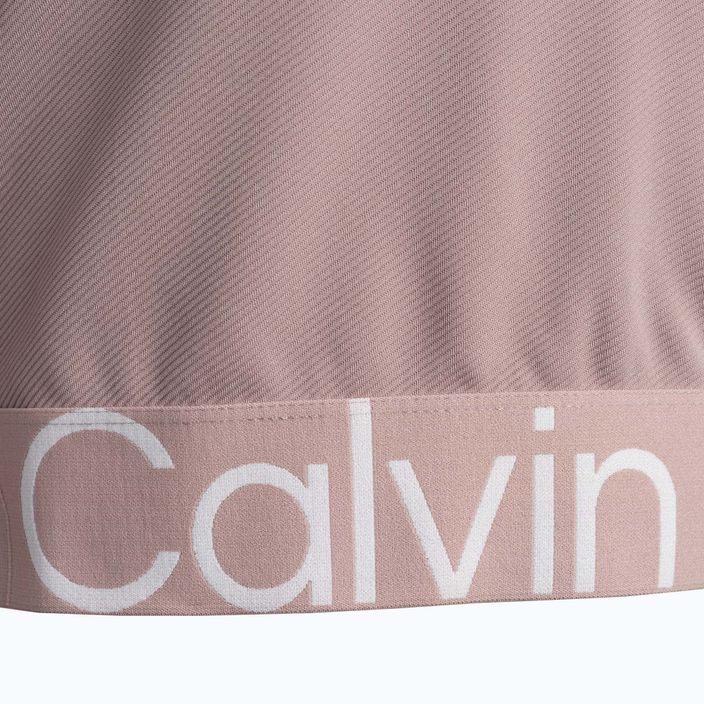 Felpa da donna Calvin Klein Pullover grigio rosa 7