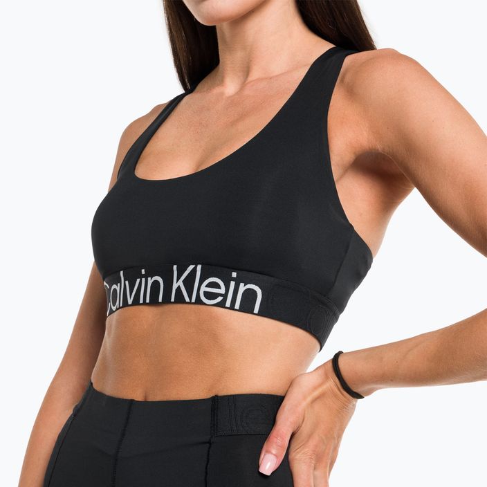 Reggiseno fitness Calvin Klein Medium Support nero beauty 4