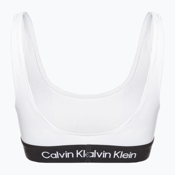 Calvin Klein Bralette-Rp top costume da bagno bianco 2
