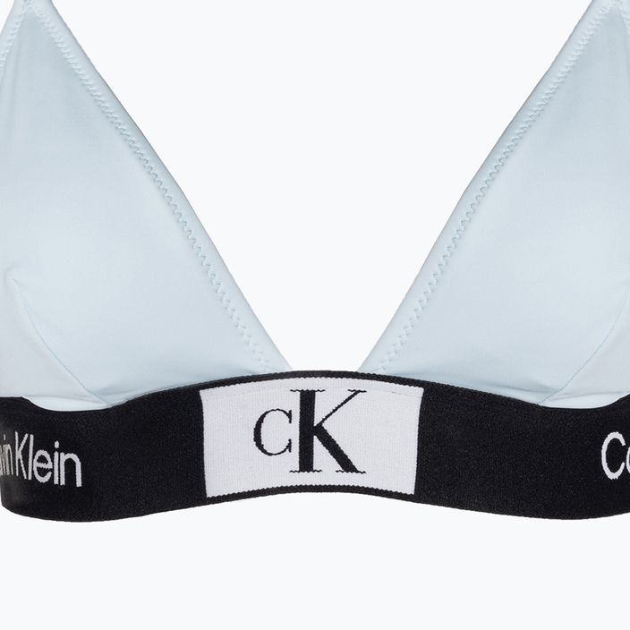 Calvin Klein Triangle-Rp top da bagno blu 3