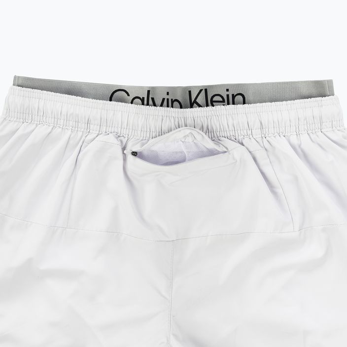 Pantaloncini da bagno Calvin Klein Short Double Waistband da uomo nimbus cloud 5