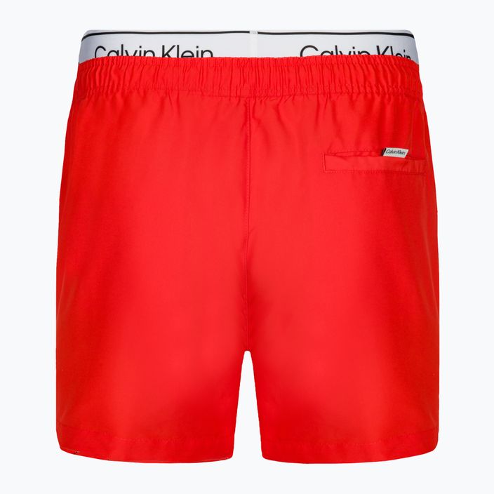 Pantaloncini da bagno Calvin Klein Medium Double WB hot heat da uomo 2