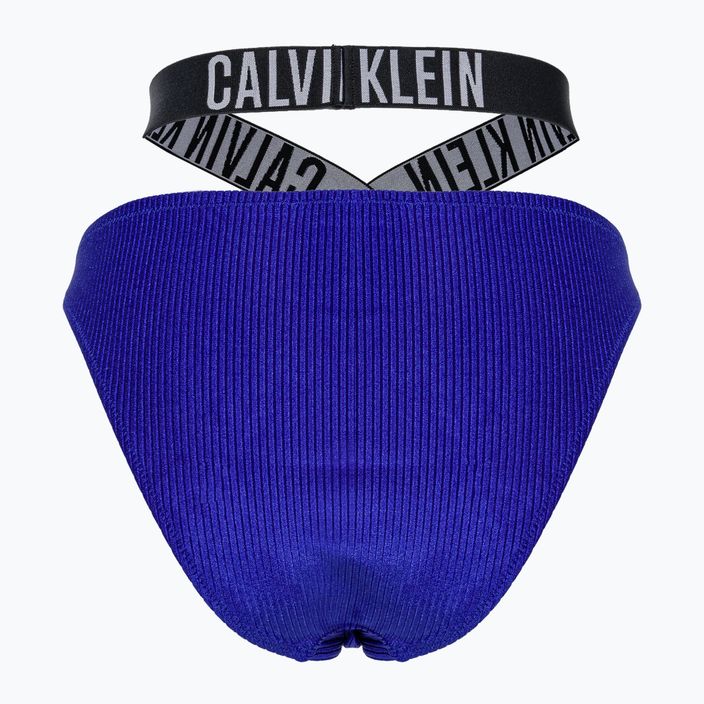 Calvin Klein Slip bikini sfacciato a gamba alta Laguna di mezzanotte 2