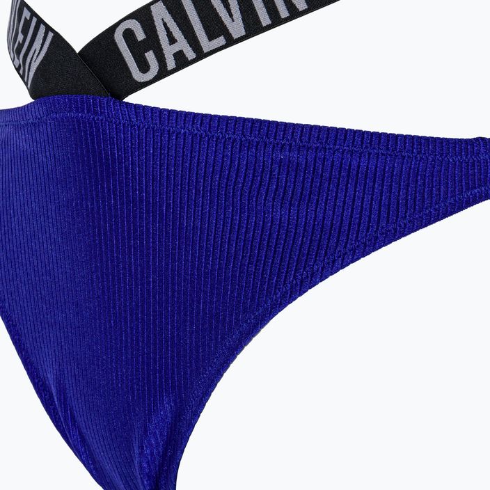 Calvin Klein Slip bikini sfacciato a gamba alta Laguna di mezzanotte 3