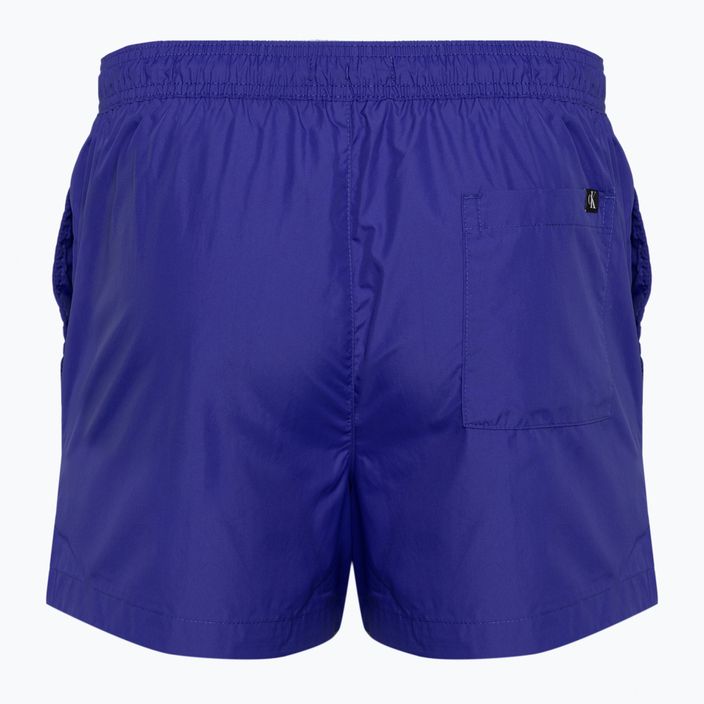 Pantaloncini da bagno Calvin Klein Short Drawstring da uomo laguna di mezzanotte 2