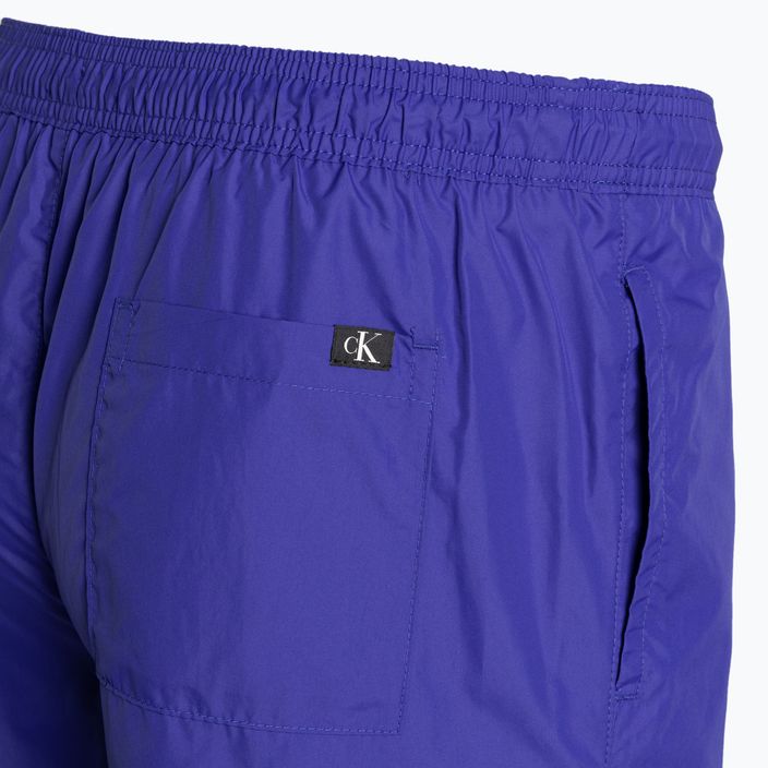 Pantaloncini da bagno Calvin Klein Short Drawstring da uomo laguna di mezzanotte 4