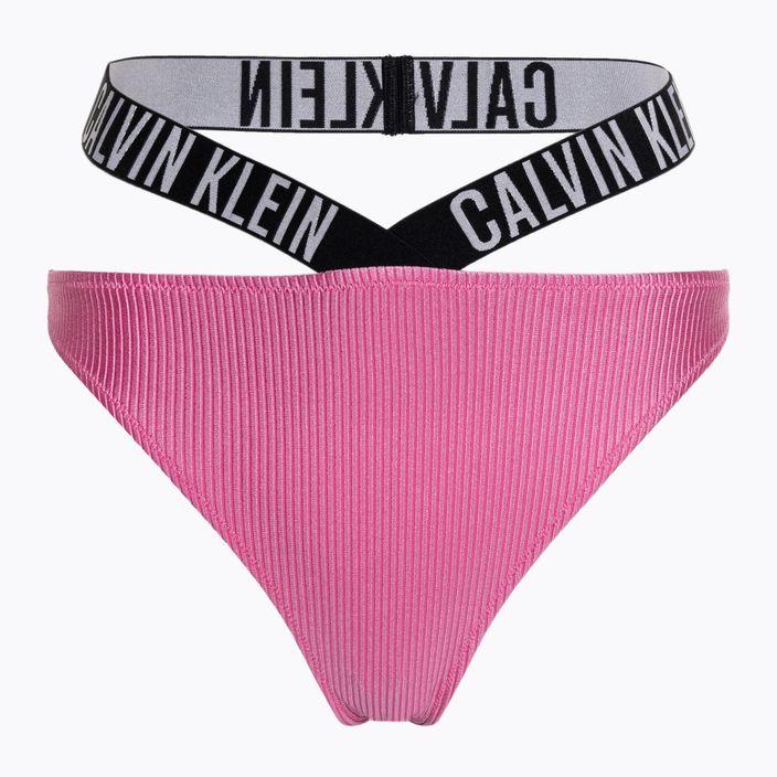 Calvin Klein Slip bikini sfacciato a gamba alta rosa acceso