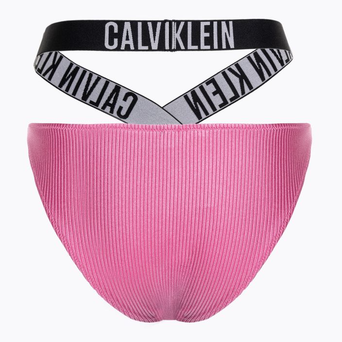Calvin Klein Slip bikini sfacciato a gamba alta rosa acceso 2