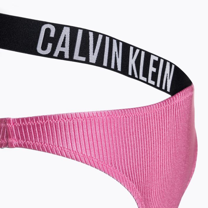 Calvin Klein Slip bikini sfacciato a gamba alta rosa acceso 4