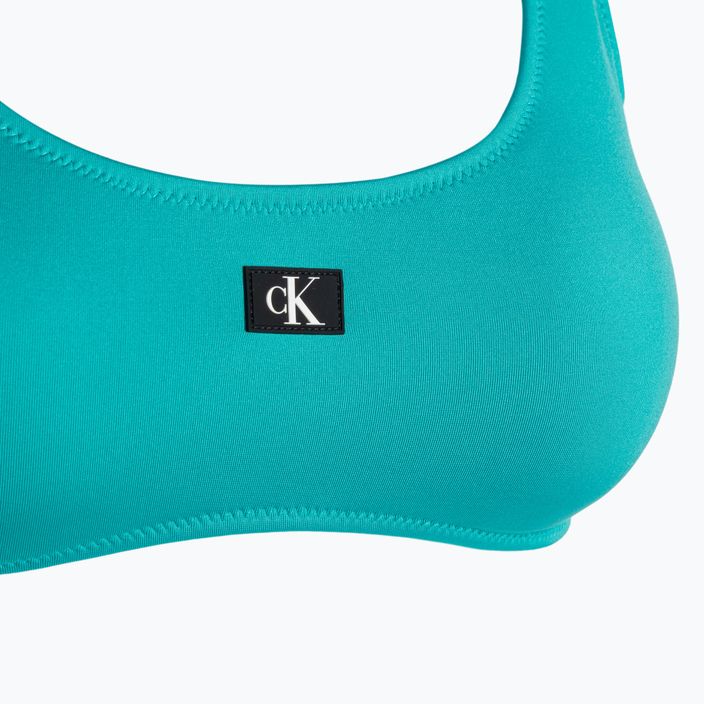 Calvin Klein Bralette-RP top costume da bagno blu oceano 3