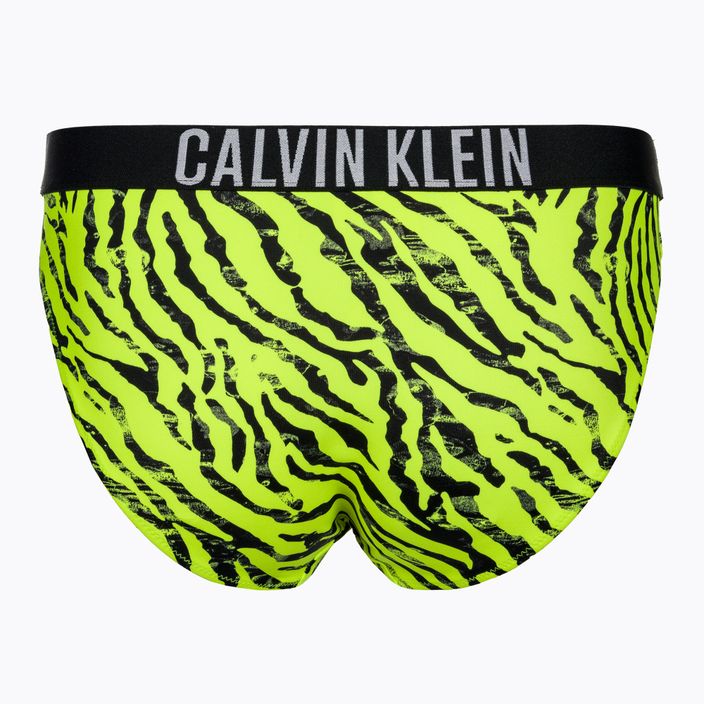 Calvin Klein Bikini Stampa zebrata scoppiata slip del costume da bagno 2