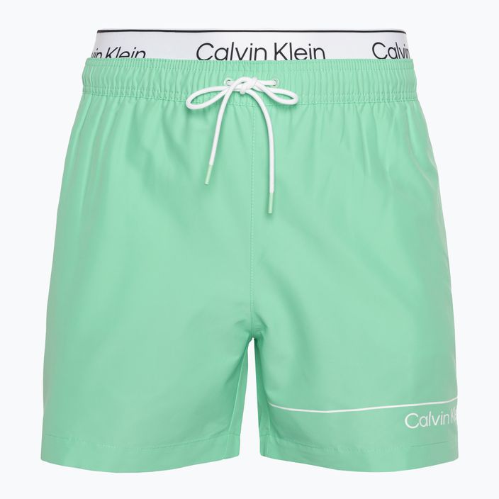 Pantaloncini da bagno Calvin Klein Medium Double WB cabbage da uomo