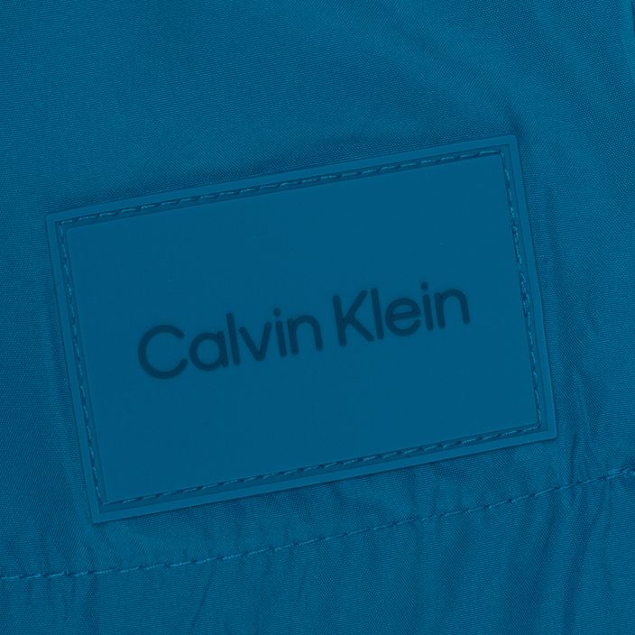 Pantaloncini da bagno corti Calvin Klein da uomo con doppia fascia in vita, tonalità oceano 5