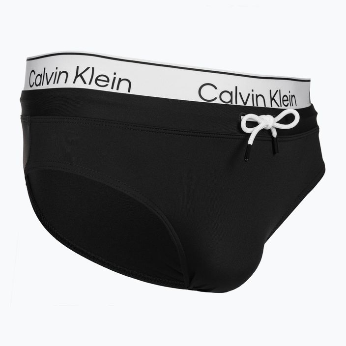 Slip Calvin Klein Uomo Slip da bagno Double WB nero 3