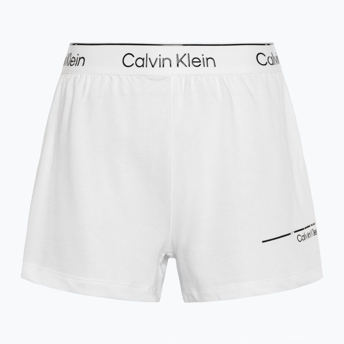 Pantaloncini rilassati Calvin Klein da donna, bianco classico