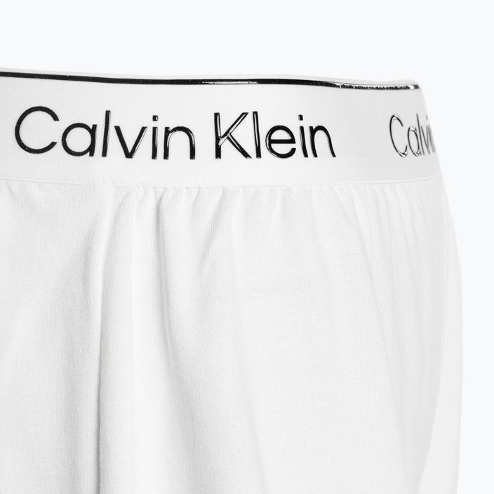 Pantaloncini rilassati Calvin Klein da donna, bianco classico 3