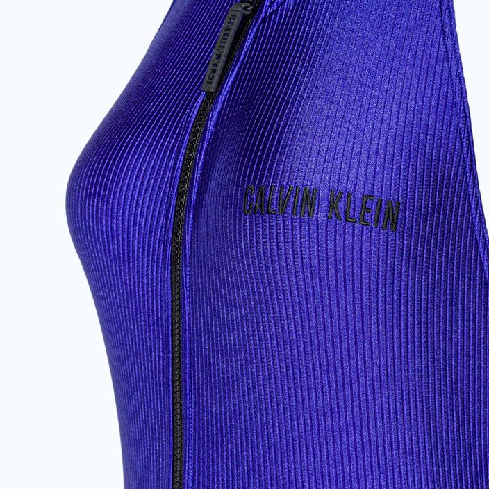 Costume da bagno intero Calvin Klein Racerback Donna Midnight Lagoon 3