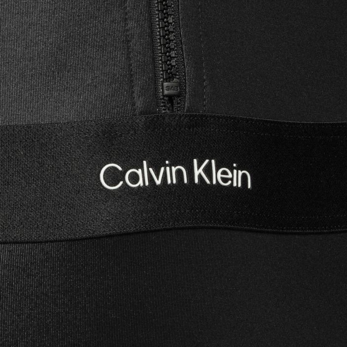 Calvin Klein Donna Costume da bagno intero a maniche lunghe Nero 4
