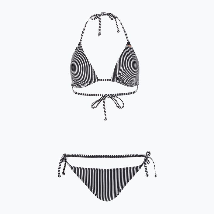 Costume da bagno due pezzi donna O'Neill Capri Bondey Bikini nero a righe semplici 5