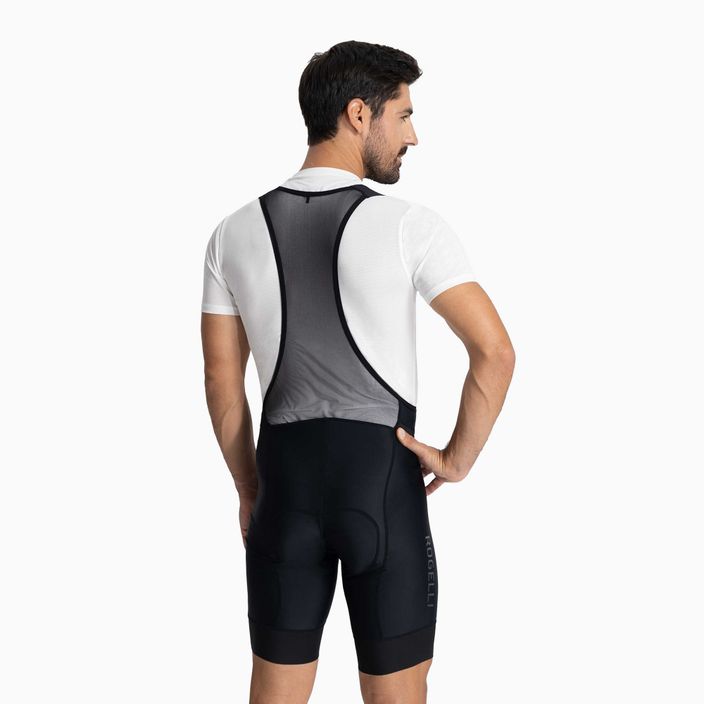 Pantaloncini da ciclismo Rogelli Essential Bib Short da uomo, nero 2