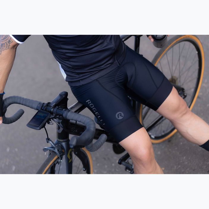 Pantaloncini da ciclismo Rogelli Essential Bib Short da uomo, nero 7