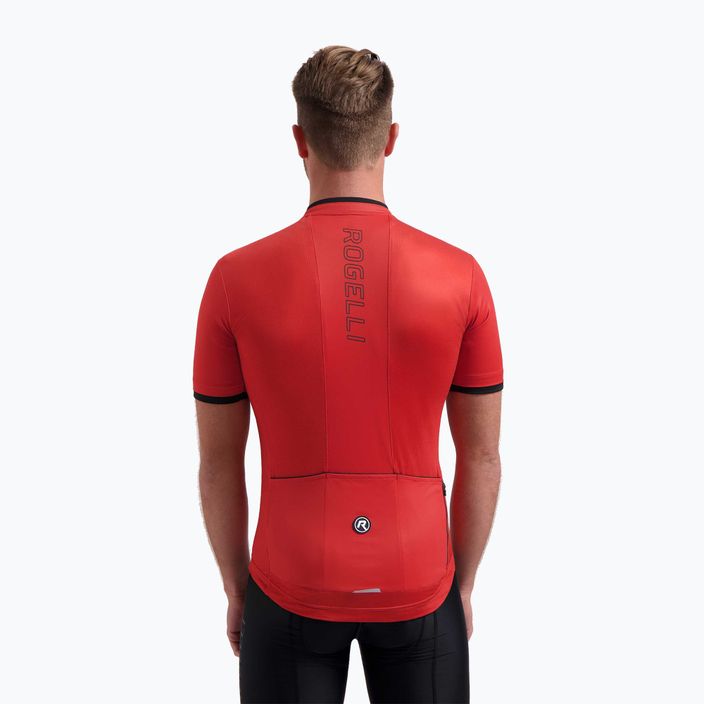 Maglia da ciclismo da uomo Rogelli Essential rosso 2