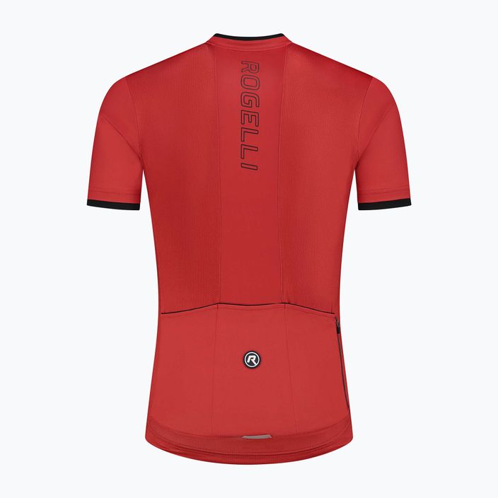 Maglia da ciclismo da uomo Rogelli Essential rosso 5