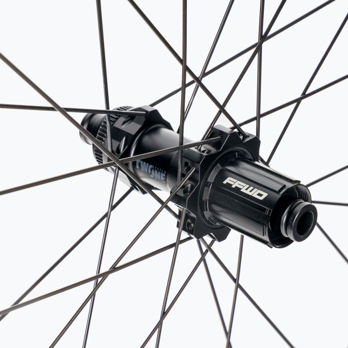 FFWD Carbon RYOT77 FCC SP 24H/24H MBL DBCL 12 mm TA Shimano ruote da bicicletta 2