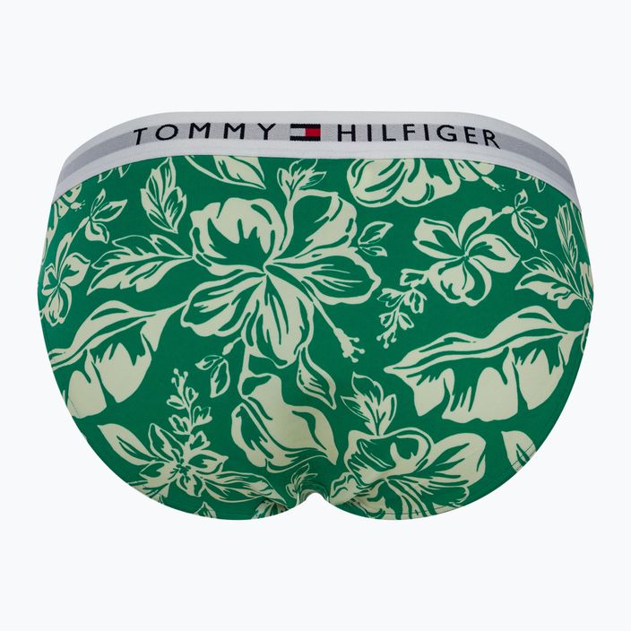 Tommy Hilfiger Classic Bikini Bottom Stampa vintage tropicale verde olimpico 2
