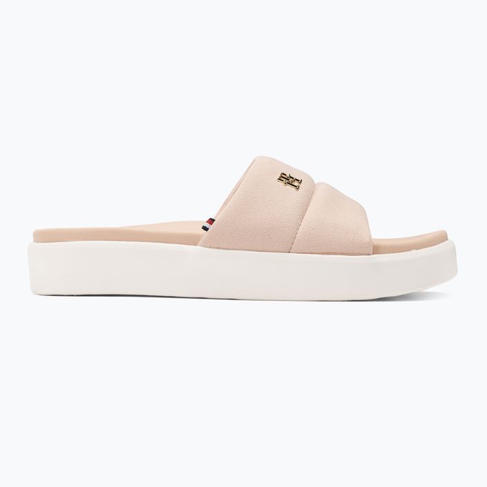 Tommy Hilfiger donna Platform Pool Slide Ciabatte rosa fiorito 2