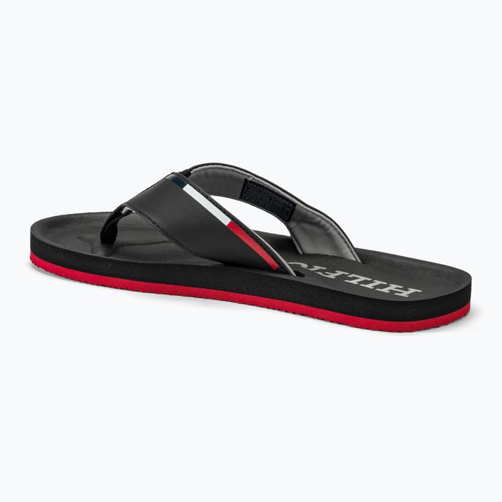 Tommy Hilfiger Comfort Beach Sandal uomo nero infradito 3