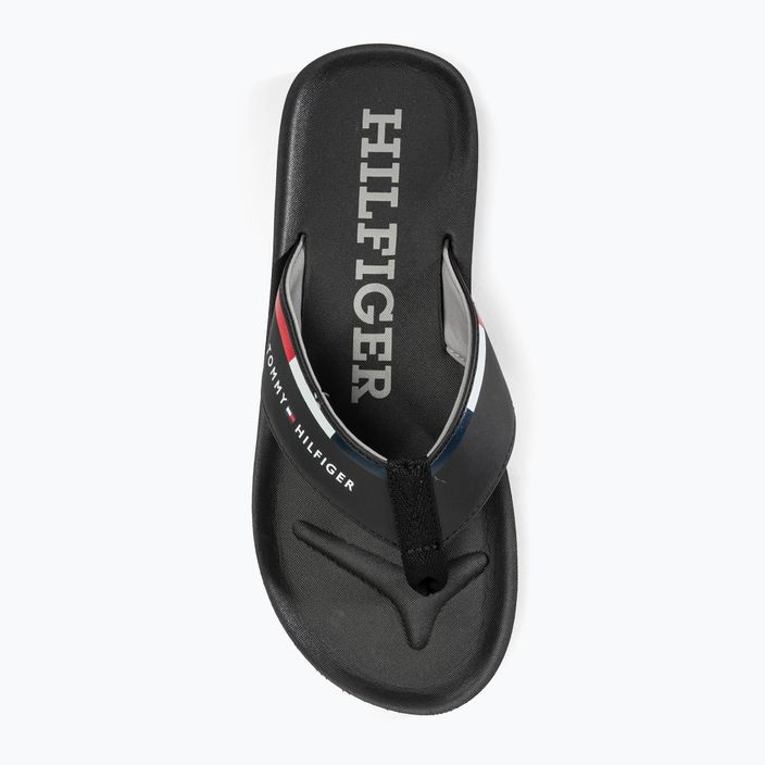 Tommy Hilfiger Comfort Beach Sandal uomo nero infradito 5