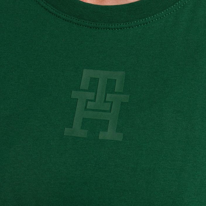 Camicia da allenamento Tommy Hilfiger donna Regular Th Monogram verde 4