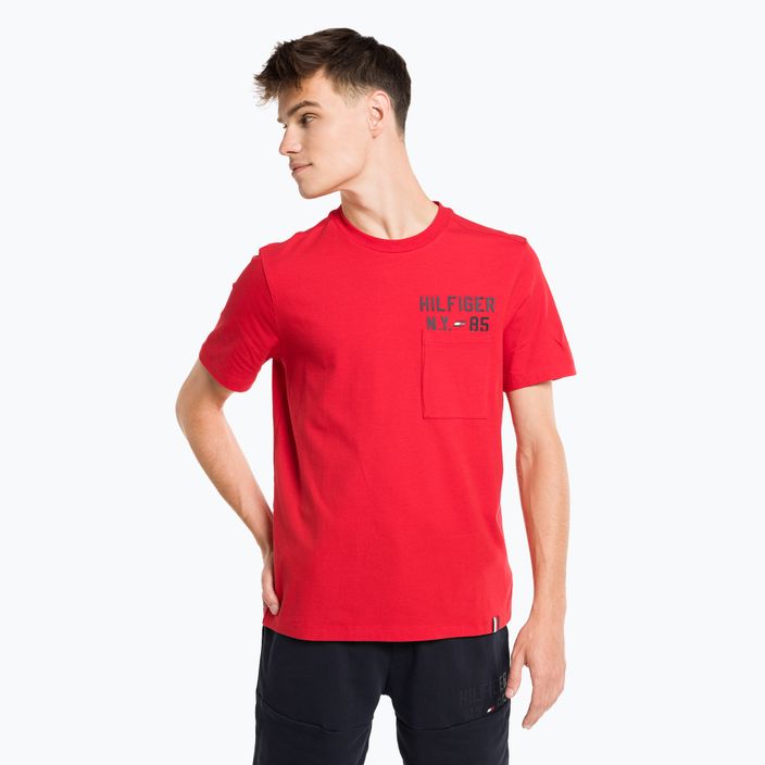 Tommy Hilfiger Graphic Tee uomo rosso