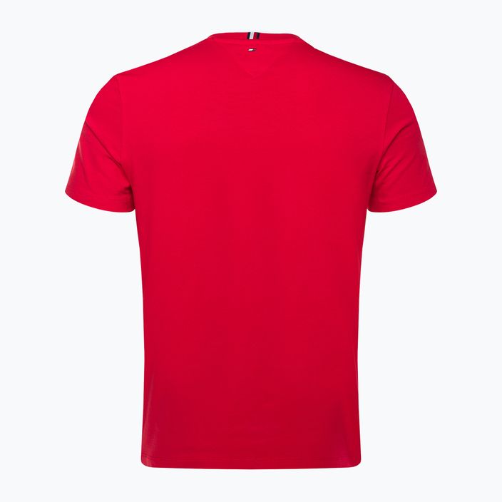 Tommy Hilfiger Graphic Tee uomo rosso 6