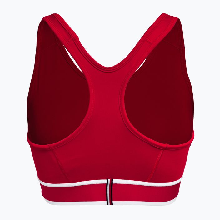 Reggiseno fitness Tommy Hilfiger Mid Int Tape Racer Back rosso 6