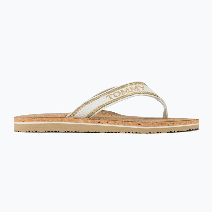 Tommy Hilfiger donna Cork Beach Sandal infradito in grano raccolto 2