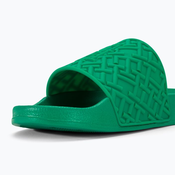 Infradito Tommy Hilfiger da donna Monogram Pool Slide verde olimpico 8