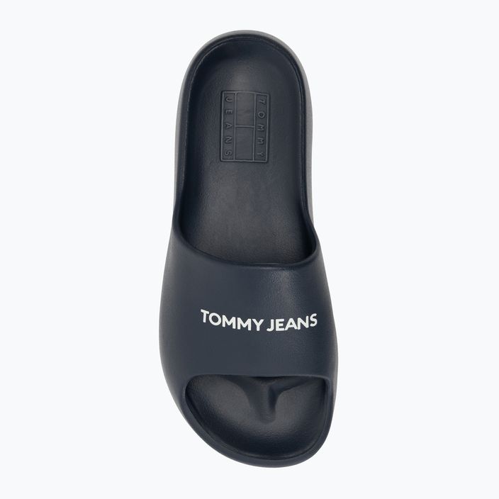 Tommy Jeans Donna Chunky Flatform Slide infradito dark night navy 5