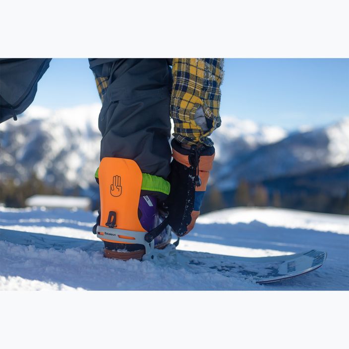 Attacchi da snowboard Bataleon Chaos da uomo arancio neon/grigio ghiaccio 6